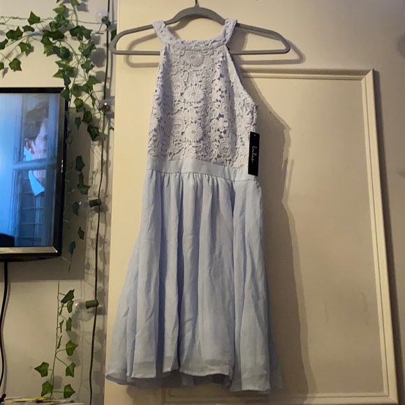 light blue skater dress, never worn, new with tags - Picture 1 of 4